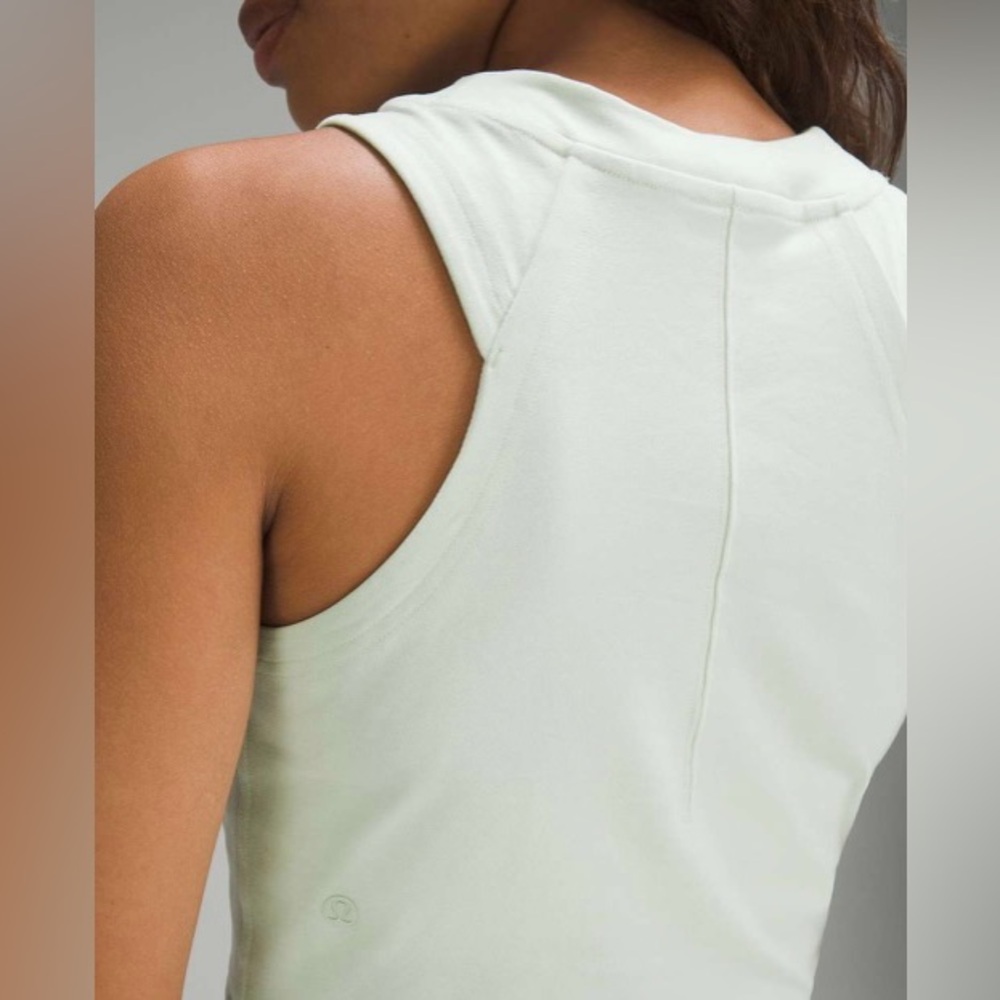 EUC 🍋 Lululemon Heavyweight Cotton Cropped Tank Top - Picture 5 of 9